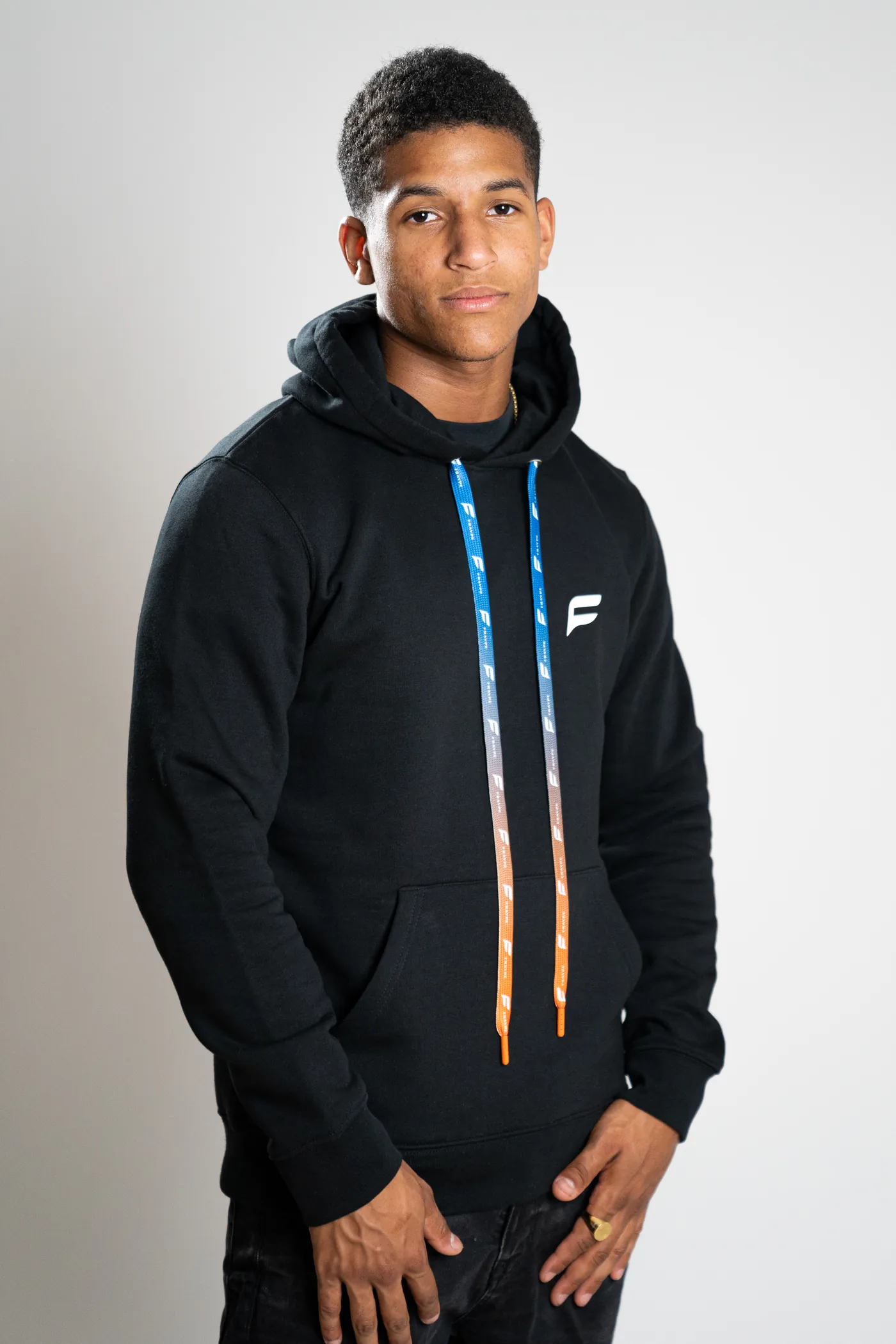 Free Spirit Hoodie nera, fronte
